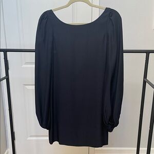 Elizabeth and James Black Long Sleeve Dress